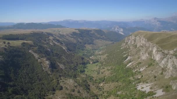 Aerial Boricje Gorge Montenegro Graded Stabilized Version Watch Also Native — Stock Video