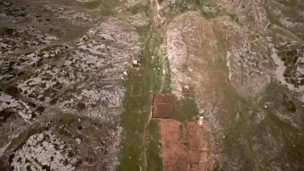Aerial Durmitor National Park Montenegro Versión Graduada Estabilizada Ver También — Vídeo de stock