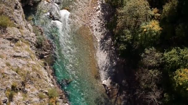 Widok Rzece Tara Czarnogóra — Wideo stockowe