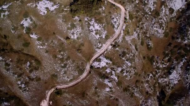 Aerial Farmlands Durmitor National Park Μαυροβούνιο — Αρχείο Βίντεο