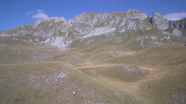 Aériennes Incroyables Montagnes Dans Parc National Durmitor Monténégro Matériel Originaire — Video