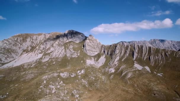 Aerial Amazing Mountains Durmitor National Park Montenegro Inbyggt Material Direkt — Stockvideo