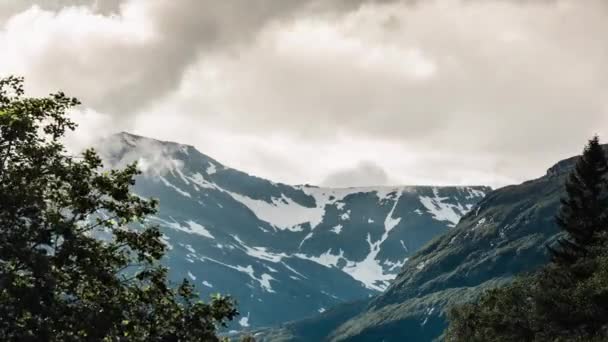 Norveç Doğasının Güzel Manzarası Seyahat Kavramı — Stok video