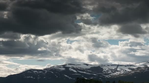 Прекрасный Вид Природу Норвегии Концепция Путешествия — стоковое видео