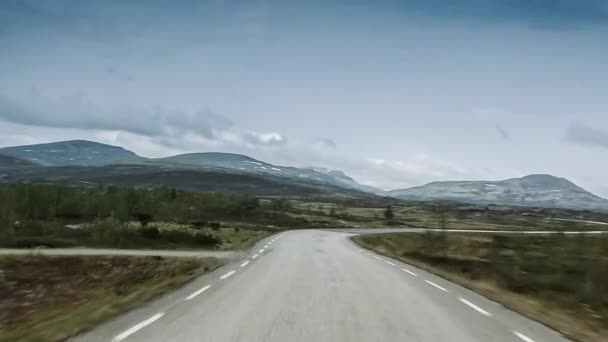 Motionride Rondane Nationalpark Norsko — Stock video