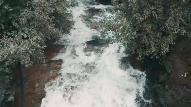 Malerischer Blick Auf Wilde Flussläufe Norwegen — Stockvideo