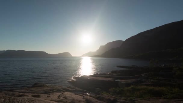 挪威Rutledalen景观的时间流逝 — 图库视频影像