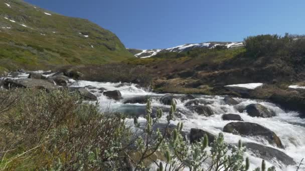 Вид Южный Поток Норвегия — стоковое видео