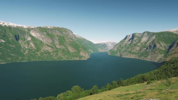 Vackert Naturlandskap Norge — Stockvideo