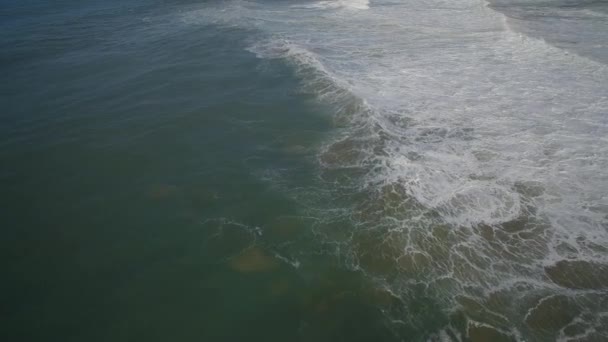 ポルトガル プレリア カヴァレイロ海岸線上空飛行 — ストック動画