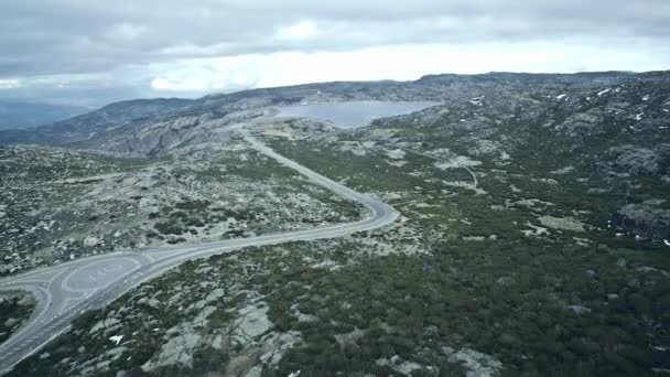 Aerial Volo Alla Lagoa Comprida Portogallo — Video Stock