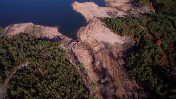 ポルトガル ホームムの美しい自然景観の空中ドローンビュー — ストック動画
