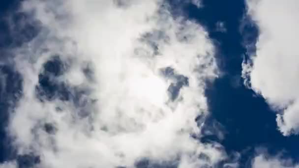 Περιστρεφόμενο Skyview Timelapse Crepuscular Rays Reunion Piton Fournaise — Αρχείο Βίντεο