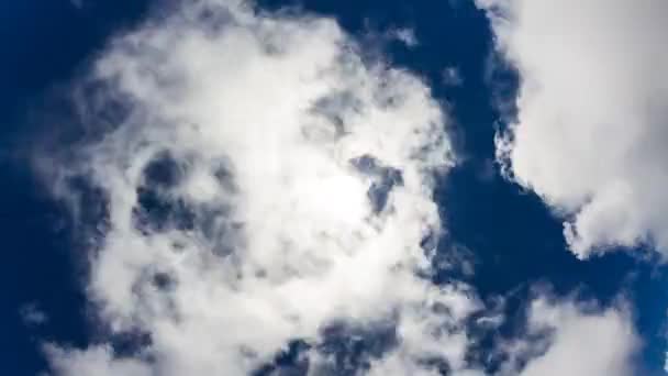 Rotující Skyview Timelapse Krepuskulární Paprsky Reunion Piton Fournaise — Stock video