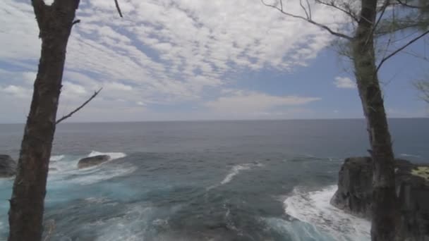 Берегової Лінії Ile Реюньйон — стокове відео