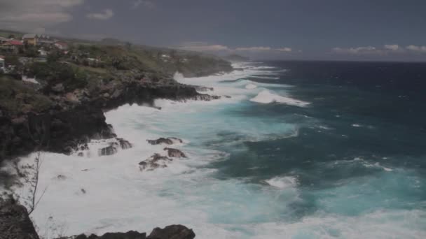 Peter Booth Ile Reunion Güzel Manzara — Stok video
