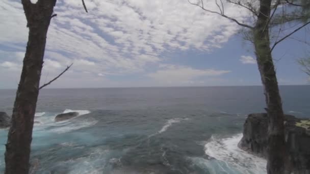 Krásný Výhled Petera Bootha Ile Reunion — Stock video