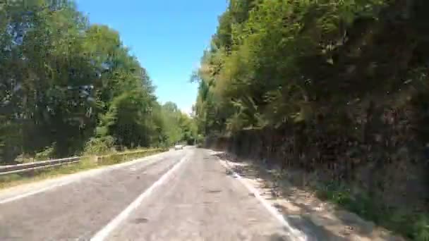 Hiper Lapso Conducir Transfagarasan Rumania — Vídeos de Stock