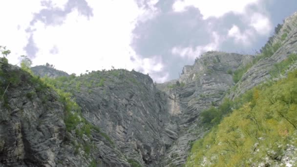 Waterfall Savica Gorge Slovenia — Stock Video