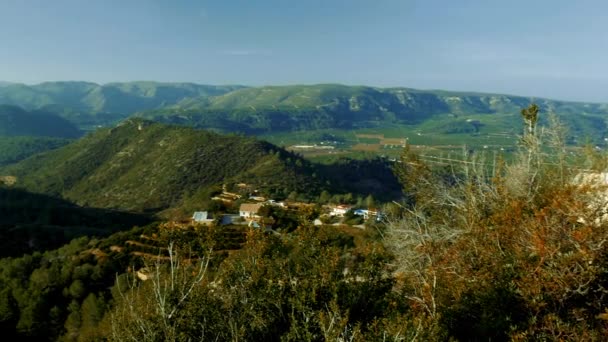 Manzaralar Endülüs Doğası Spanya — Stok video