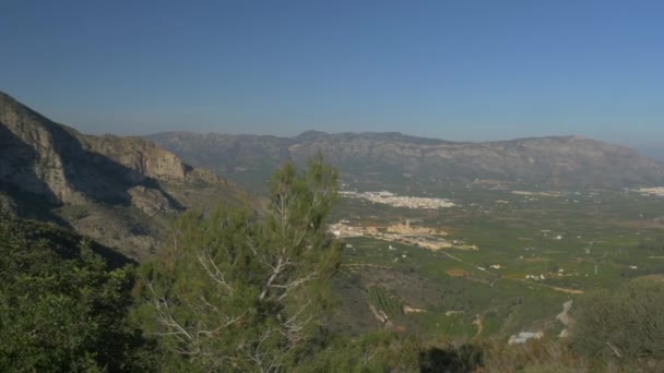 Krajiny Příroda Andalusie Španělsko — Stock video