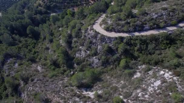 スペイン マハーニャで山の空中ビュー — ストック動画