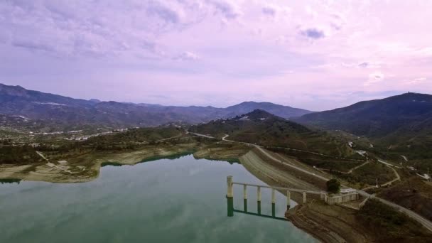 돌밭과 평평한 안달루시아 스페인 — 비디오