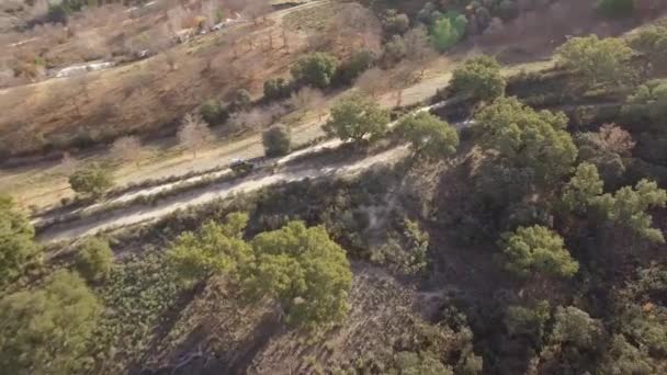 Scénický Pohled Andaluské Hory Španělsku Pozadí Konceptu Přírody — Stock video
