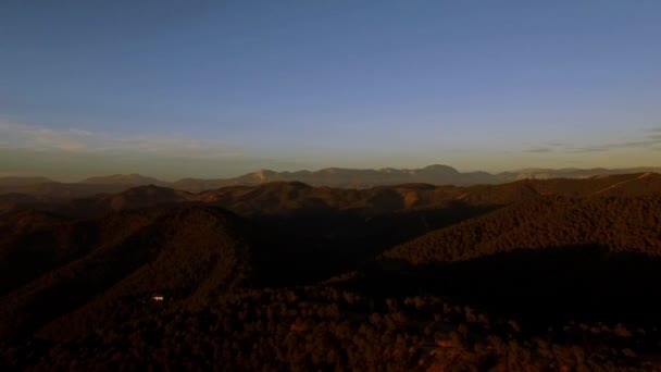 Beautiful Sunset Monte Malaga Andalusia Spain — Stockvideo