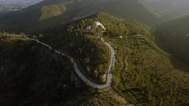 Полет Над Фермлендс Андалусия Испания — стоковое видео