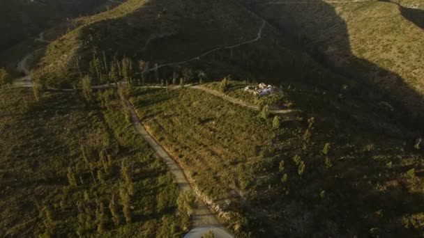 Penerbangan Atas Farmlands Andalusia Spanyol — Stok Video