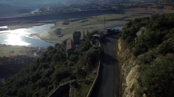 Повітря Політ Вздовж Ущелини Франції — стокове відео
