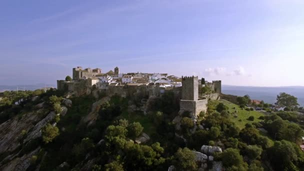 カステリャ カステル アンダルシア スペインの美しいフライト — ストック動画