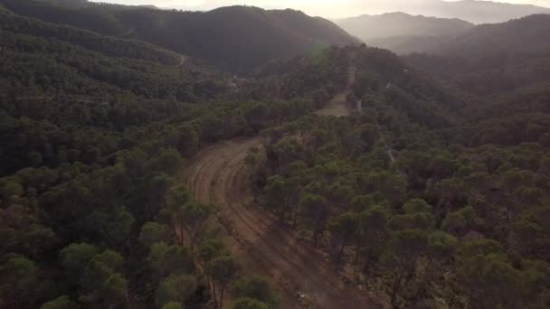 Hory Malaze Andalusie Španělsko Krásná Krajina — Stock video