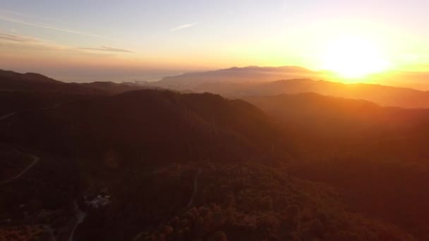 Bergen Malaga Andalusië Spanje Prachtig Landschap — Stockvideo