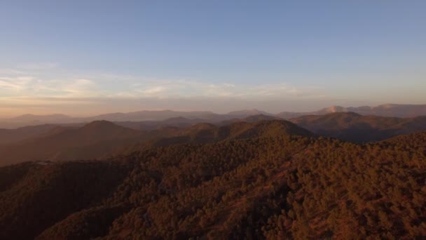 Hory Malaze Andalusie Španělsko Krásná Krajina — Stock video