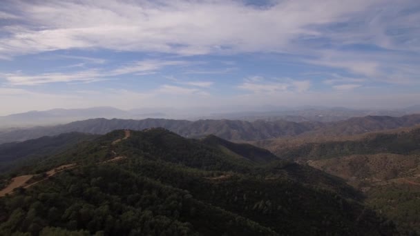 Montagnes Malaga Andalousie Espagne Beau Paysage — Video