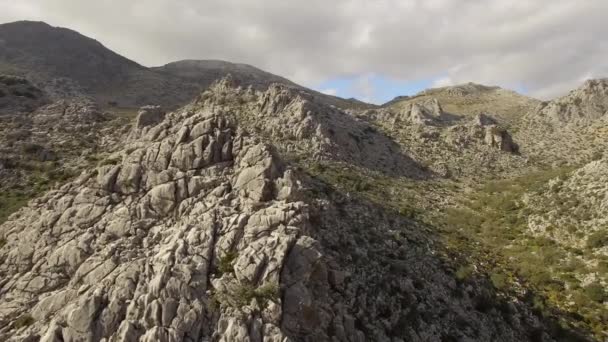 Przepiękny Widok Lotu Ptaka Cortes Frontera Hiszpania — Wideo stockowe