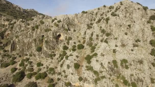Vol Long Une Rivière Andalousie Espagne — Video