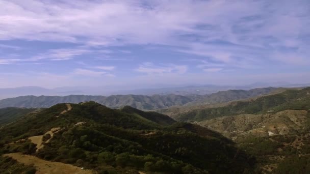 Montagnes Malaga Andalousie Espagne Beau Paysage — Video