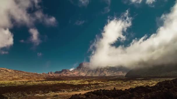 Timelapse Van Pico Del Teide Tenerife — Stockvideo