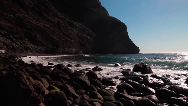 Playa Masca Tenerife Испания — стоковое видео