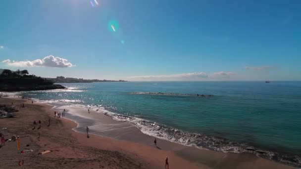 Playa Del Duque Тенеріфе Іспанія — стокове відео
