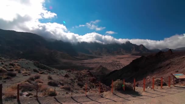 Teide Lub Mount Teide Teneryfie Wyspach Kanaryjskich Hiszpania — Wideo stockowe
