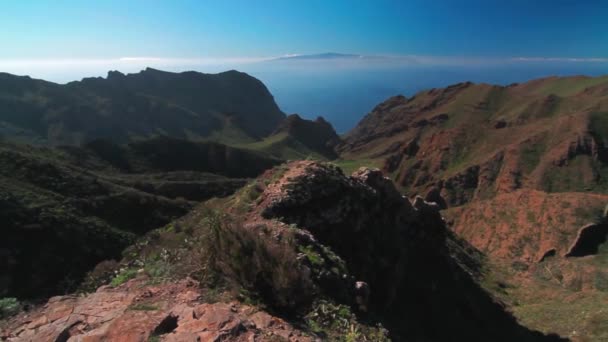 Cordillera Masca George Tenerife España — Vídeo de stock