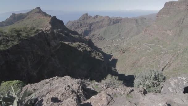 Cordillera Masca George Tenerife España — Vídeo de stock