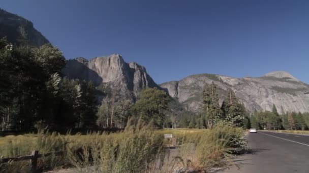 Bela Paisagem Parque Nacional Yosemite — Vídeo de Stock