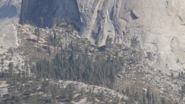 Vackra Landskapet Naturreservatet Yosemite National Park — Stockvideo