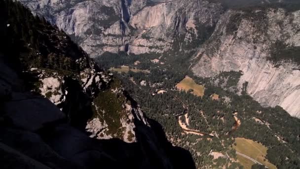 Yosemite Village Yosemite Nationalpark Estados Unidos Material Nativo Directamente Leva — Vídeos de Stock