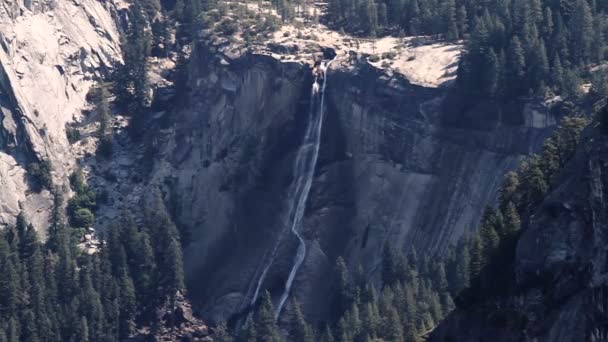 Vattenfall Yosemite National Park Usa — Stockvideo